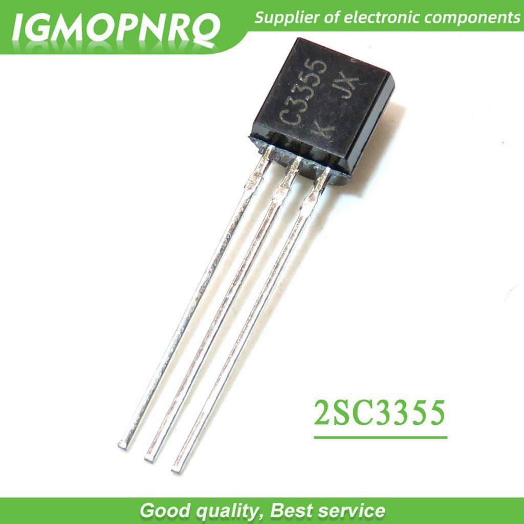 50 Cái / lốc 2SC3355 C3355 TO-92 isc NPN RF Transistor Mới Ban Đầu