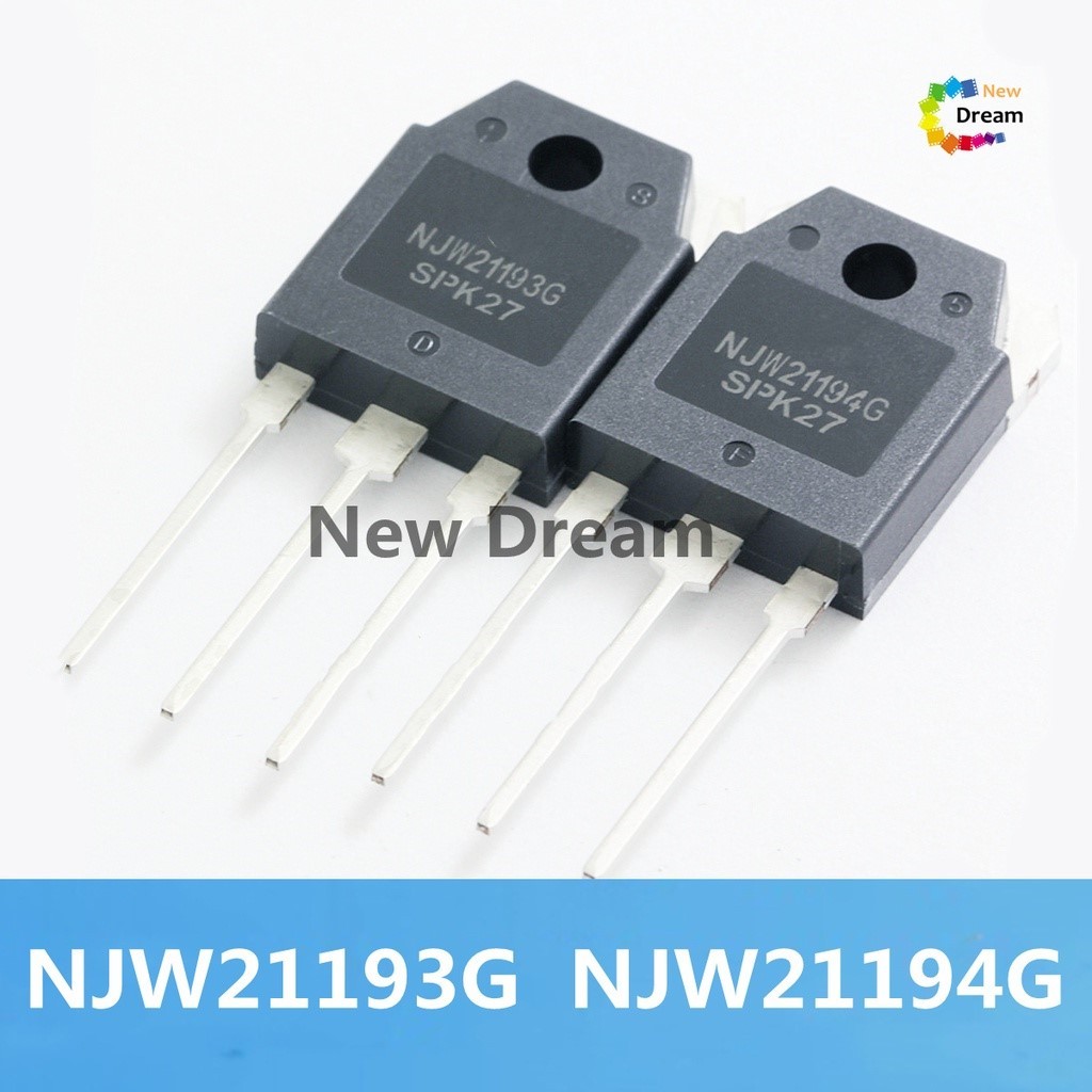 2 Chiếc 1 Cặp Chính Hãng NJW21193G NJW21194G TO-3P (1 Cái NJW21193 + 1 Cái NJW21194) Bộ Khuếch Đại Â