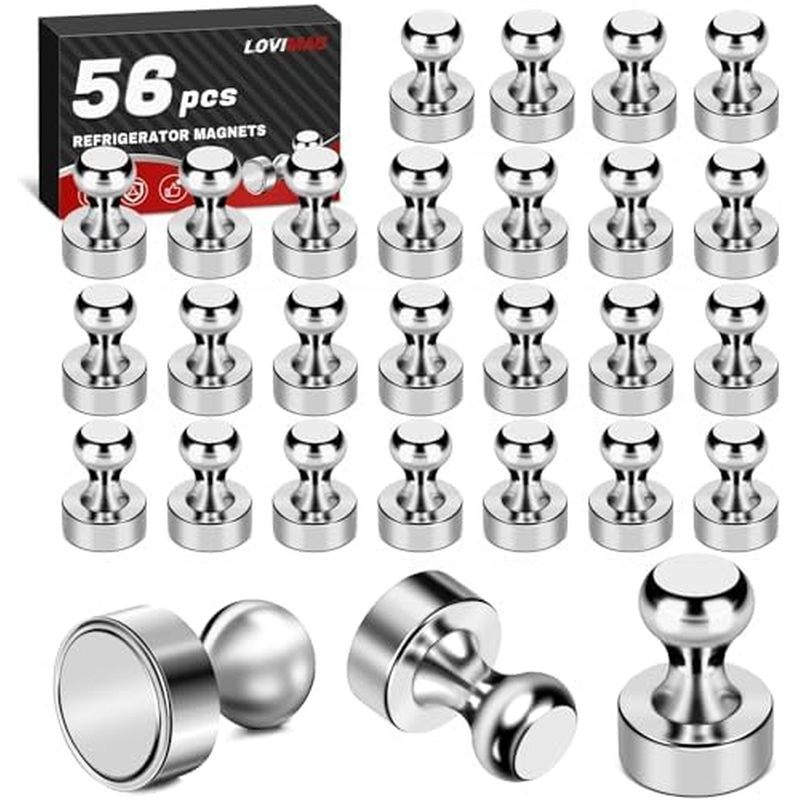 LOVIMAG Fridge Magnets 12Pcs Refrigerator Whiteboard Small Strong Magnet Classroom Kitchen Accessori