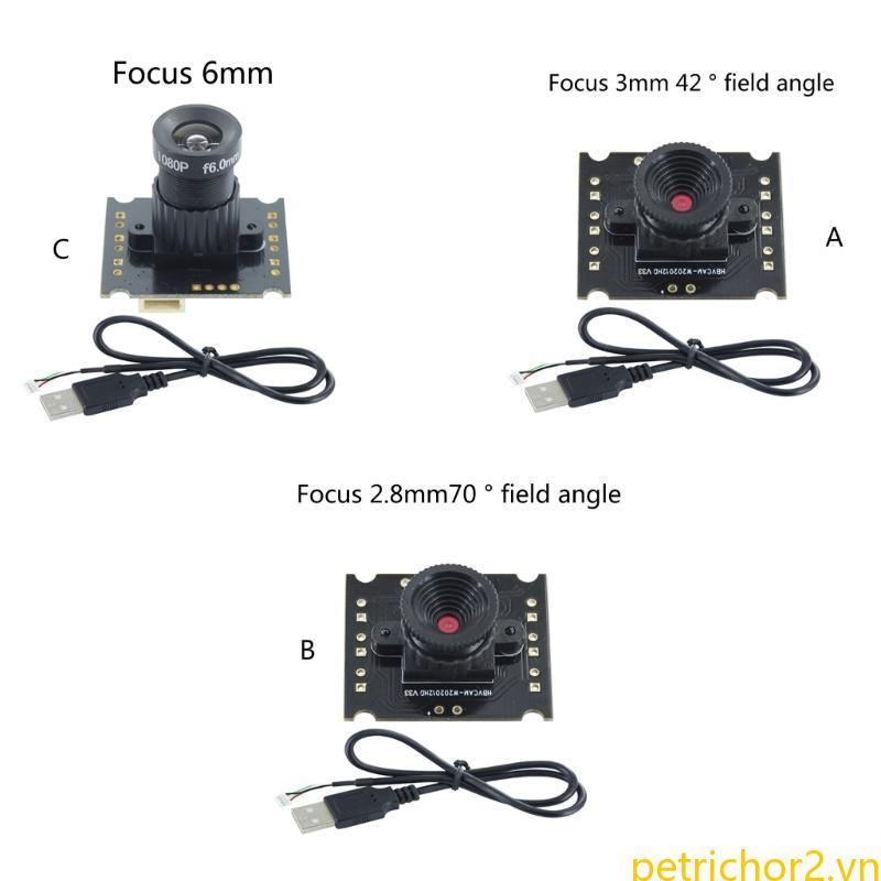 PET OV9726 Mô-đun Camera Video 1MP Hỗ trợ truyền động MJPG YUY2 42 Tầm nhìn 70 độ