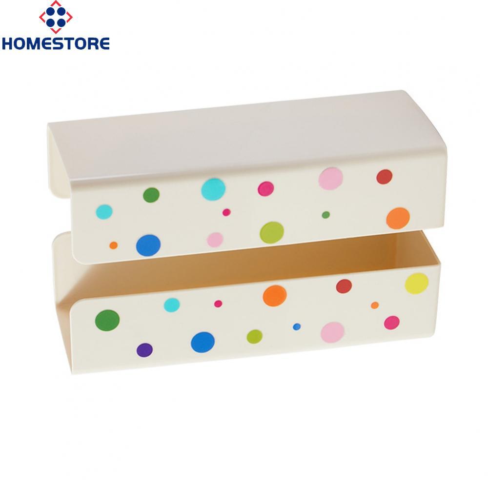 [Homestore]White Magnetic Tissue Dispenser for Fridge Door 23.3x8.9x5.7cm Kitchen Organizer