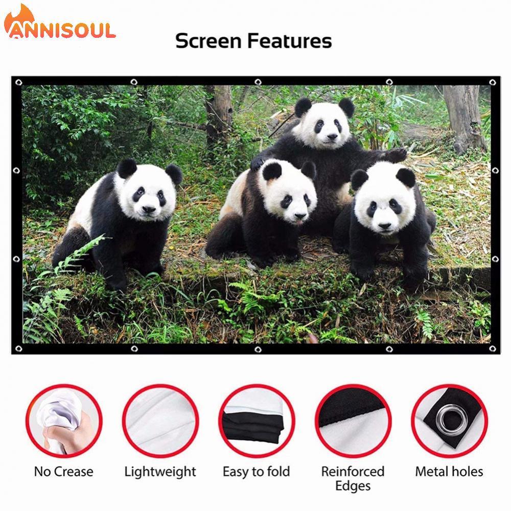 [NISO]Portable Projector Supports HD Projection Folding Mechanism Easy Setup