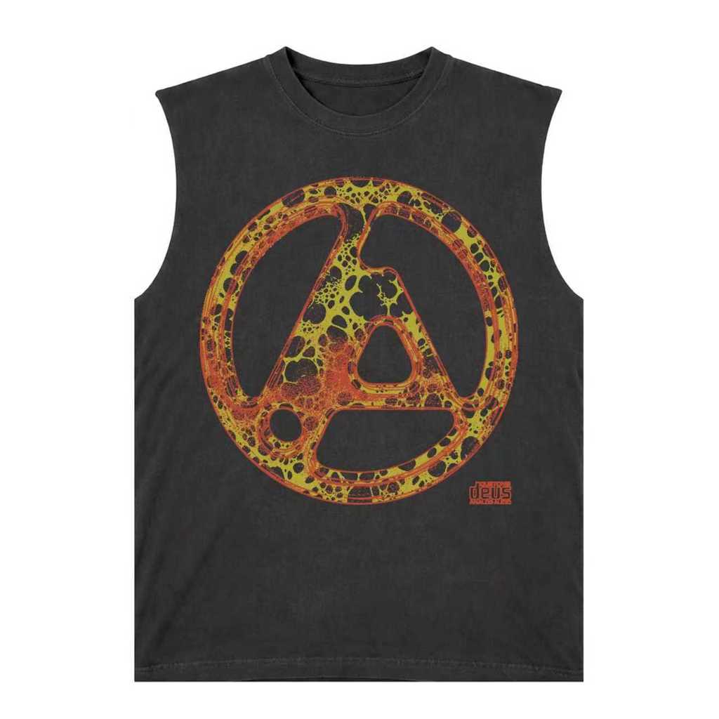 Linkin Park x Deus Ex Machina Từ Zero World Tour Tank Top Rock Band Graphic Áo thun không tay Unisex