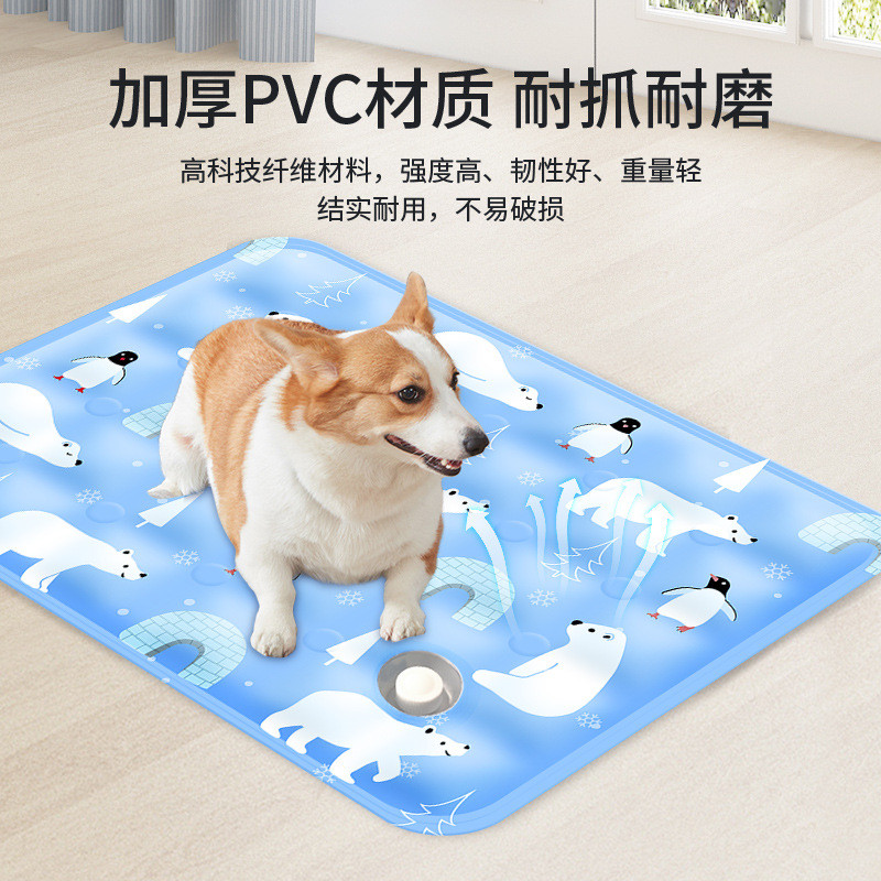 Băng Miếng Lót Nước Pet Ice Pad Loại Phun Nước Chó Ice Pad Mèo Litter Pad Pet Cool Pad 4.39