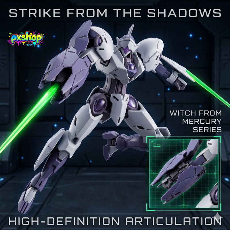Mô Hình Bandai HG 1/144 Michaelis - Gundam Phù Thủy Từ Sao Thủy (The Witch From Mercury), Robot Lắp 