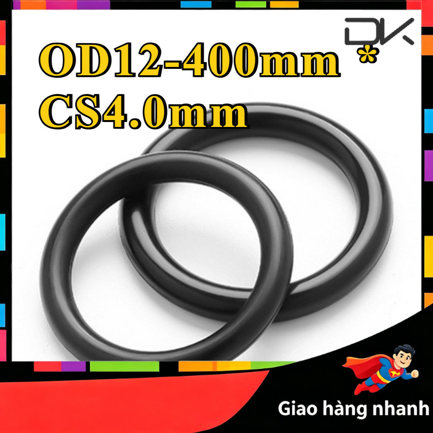 Cao Su Niêm Phong Vòng Đệm Chữ O Chống Mài Mòn OD12-400mm [NBL2]