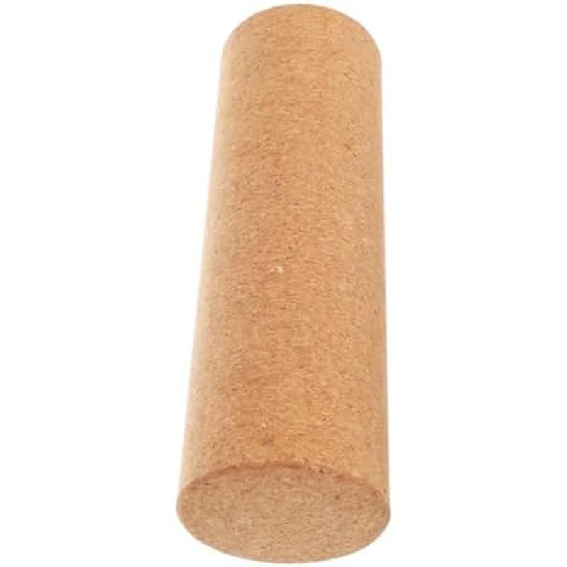 Yoga Roller Cork Foam Roller Portable Solid Cork Yoga Cylinder 100mm X 330mm for Fascia Muscle Thera