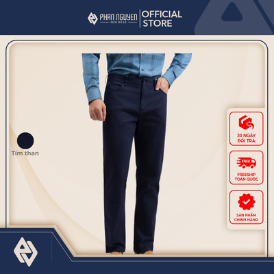 Quần khaki nam Phan Nguyễn, chất liệu cao cấp, mềm mịn, co giãn tốt, form slim fit chỉn chu QKK.106