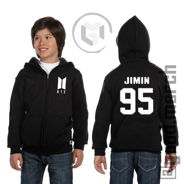 Áo thun Cotton 2026 BTS JIMIN 95 Áo len trẻ em