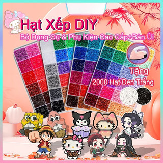 【Hạt Xếp/Combo Đầy Đủ】Perler Beads/ Hama Beads Đồ Chơi Tự Làm Mẫu Mới Hạt Tổng Hợp 2.6mm Hạt Mini Xếp Hạt Bàn Ủi