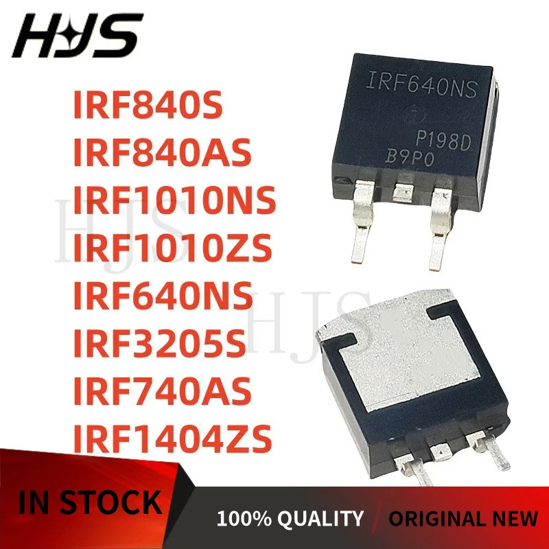 10 Chiếc IRF840S IRF840AS IRF1010NS IRF1010ZS IRF640NS IRF3205S IRF740AS IRF1404ZS TO263 MOS FET Chấ