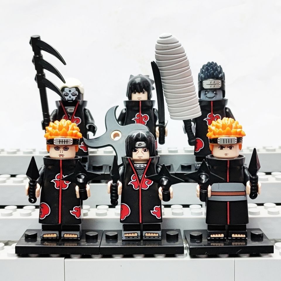 Tương thích với Lego Người Nhật Bản Naruto Sasuke Itachi Sasuke Feidan Lắp Ráp Xếp Hình Khối Xây Dựn