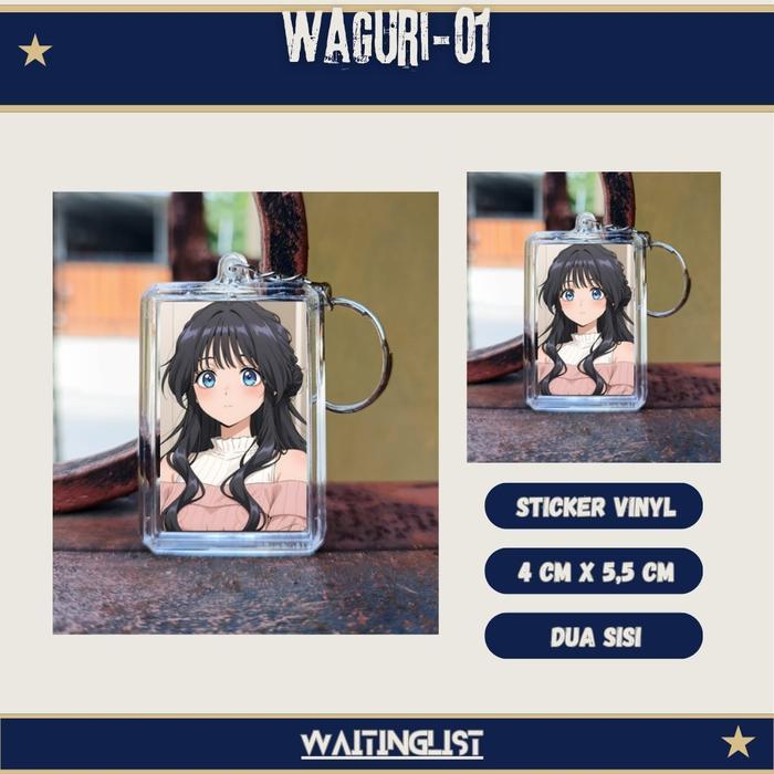 Keychain Gantungan Kunci The Fragrant Flower Blooms with Dignity - Waguri - Rintaro - Subaru - Saku 