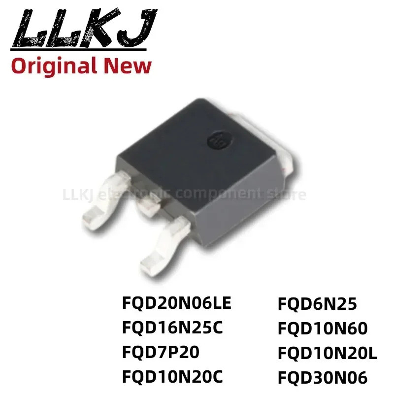 1-5 Chiếc FQD20N06LE FQD16N25C FQD7P20 FQD10N20C FQD6N25 FQD10N60 FQD10N20L FQD30N06 TO252 MOS Fet H
