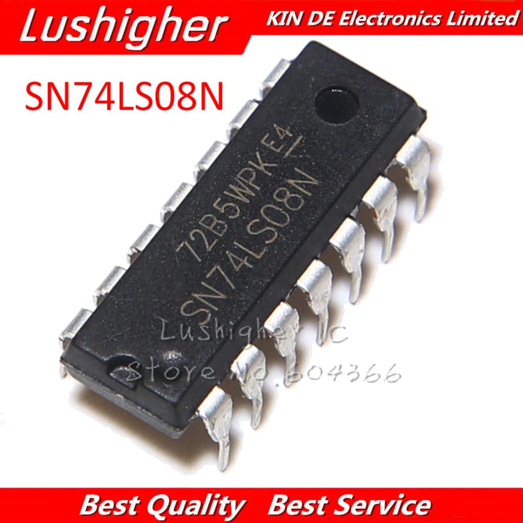 10 CÁI SN74LS08N 74LS08 SN74LS08 DIP14 74LS08N DIP Mới Ban Đầu
