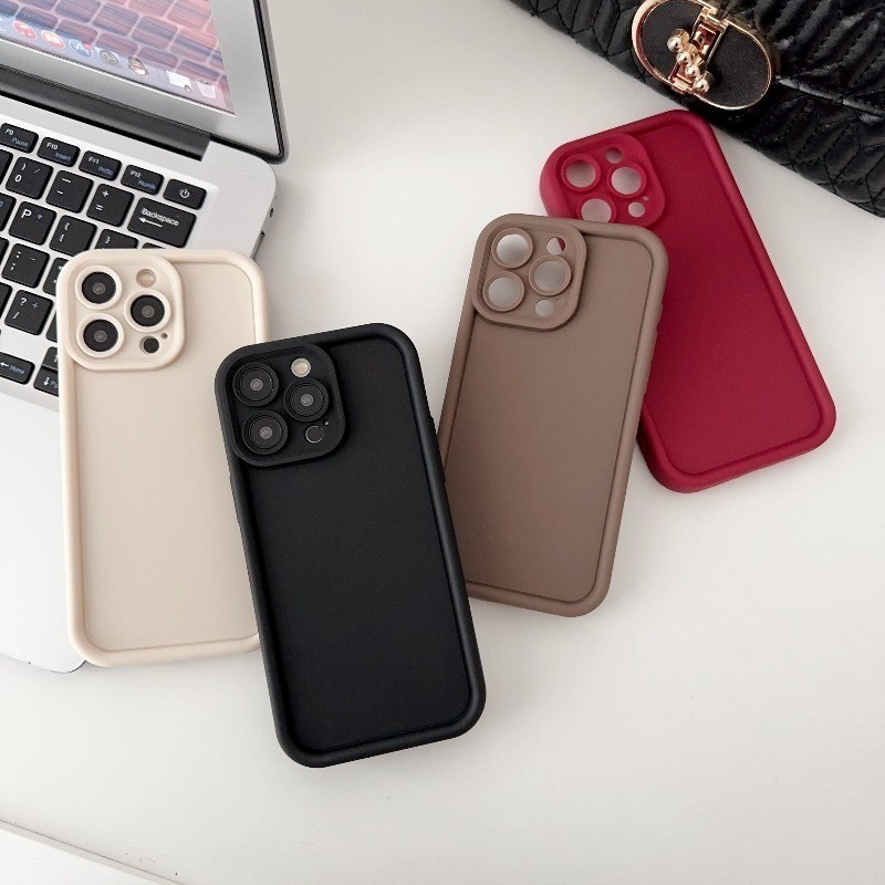 POCO M8 Ốp Mắt Thiên Thần Màu Trơn Sang Trọng Tương Thích Cho Xiaomi POCO M8 M7 X8 Pro Max X7 X6 X5 