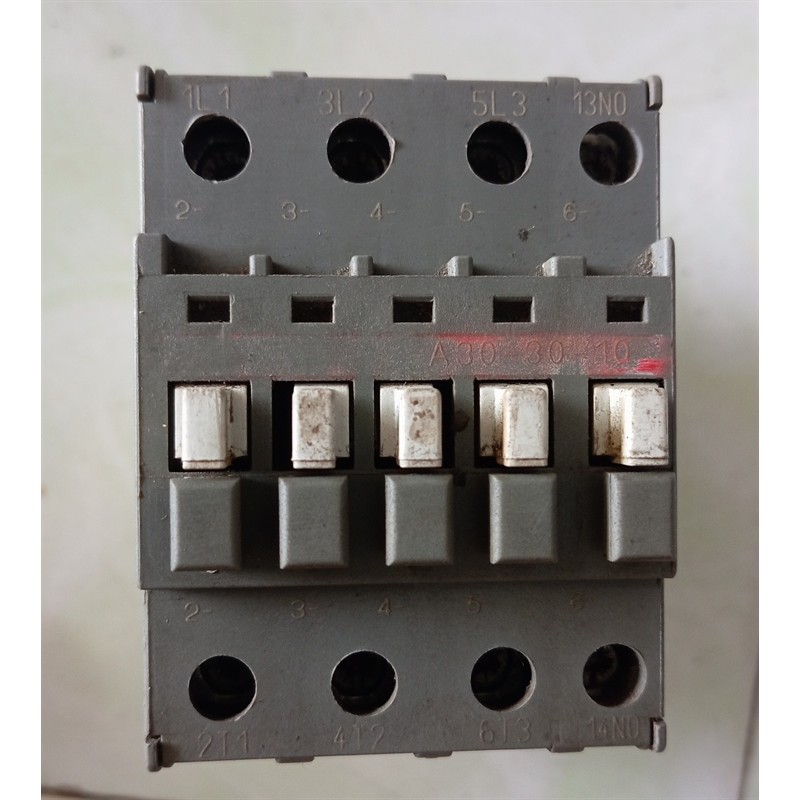 🔴 Khởi Động Từ Cũ ABB A30-30-10 32A Coil 220–230VAC – Contactor Chính Hãng
