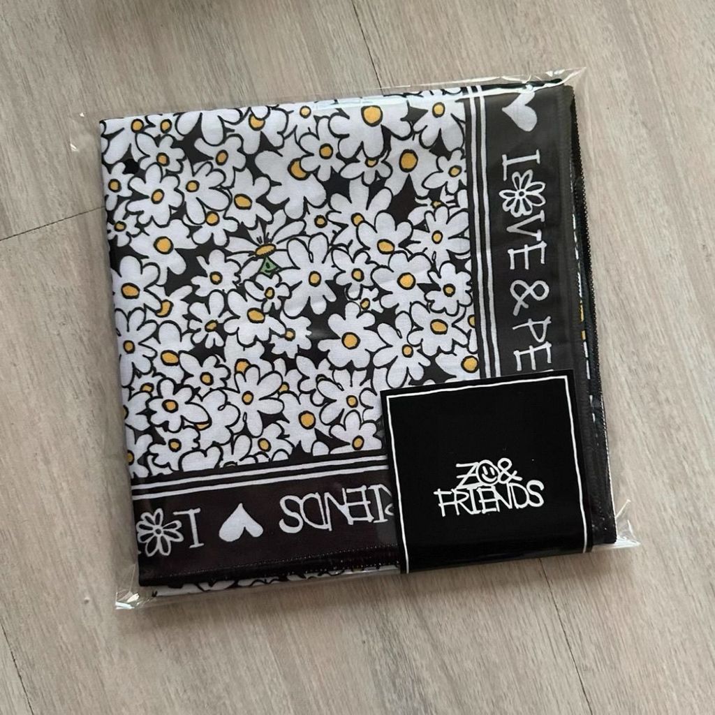 Gd Gd Gd Dragon Official Cùng phong cách ZOA Khăn vuông phong cách mới