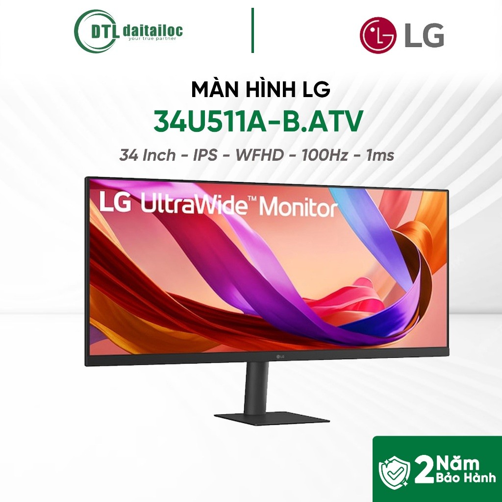 MÀN HÌNH LG  34U511A-BATV 34 INCH IPS WFHD 100HZ 1MS | CHÍNH HÃNG | BẢO HÀNH 24 THÁNG