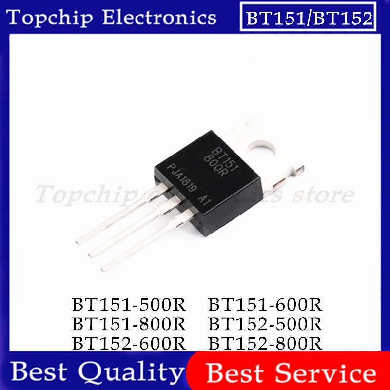 5 Chiếc BT152-600R TO-220 BT152-600 TO220 BT152 BT152-800R BT152-800 BT151-800R BT151-800 BT151-800 