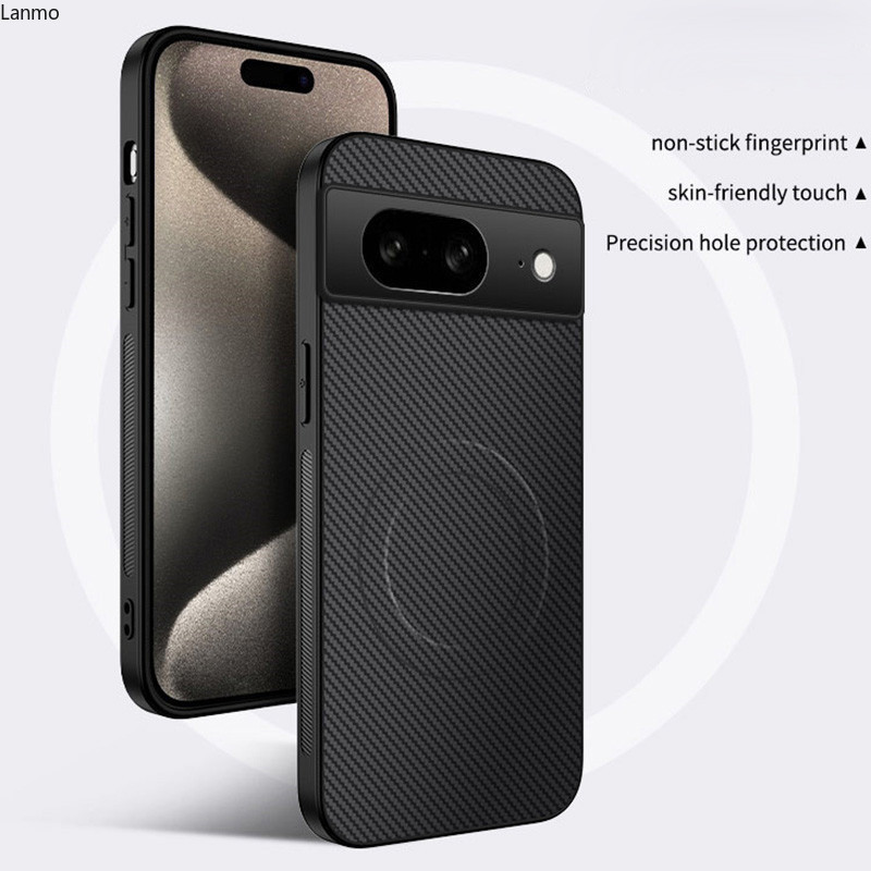 Vỏ Chống Sốc Cho Google Pixel 8 / 8a / 8 Pro Luxury Matte Case Vỏ Sạc Không Dây Kinh Doanh