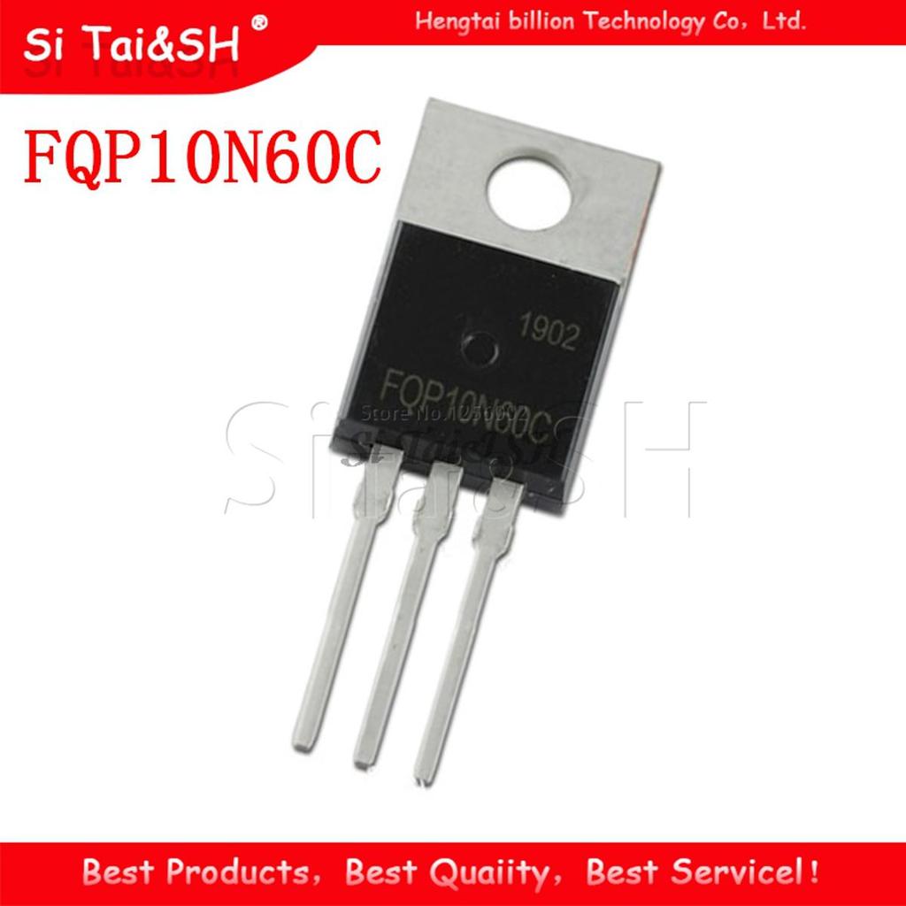 10 CÁI FQP10N60C TO-220 10N60C 10N60 TO220 bóng bán dẫn MOS FET mới