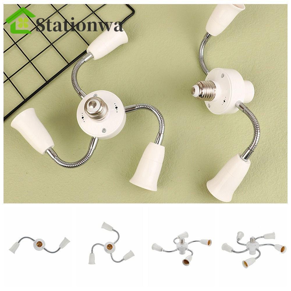Bộ chuyển đổi giá đỡ đèn STATIONWA E27, Bộ chuyển đổi bóng đèn E27 sang E27 E27 Bộ chia ổ cắm đèn, M