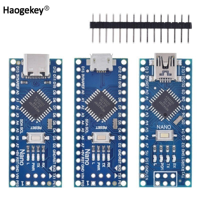 Bảng Điều Khiển Type-C/Micro USB CH340 Nano 3.0 ATmega328P Tương Thích Với Arduino Nano CH340 USB Dr