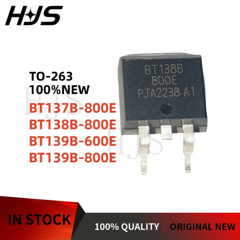 10 Cái / lô BT137B-800E BT138B-800E BT139B-600E BT139B-800E TO-263 Còn hàng chip ic mos LA9J