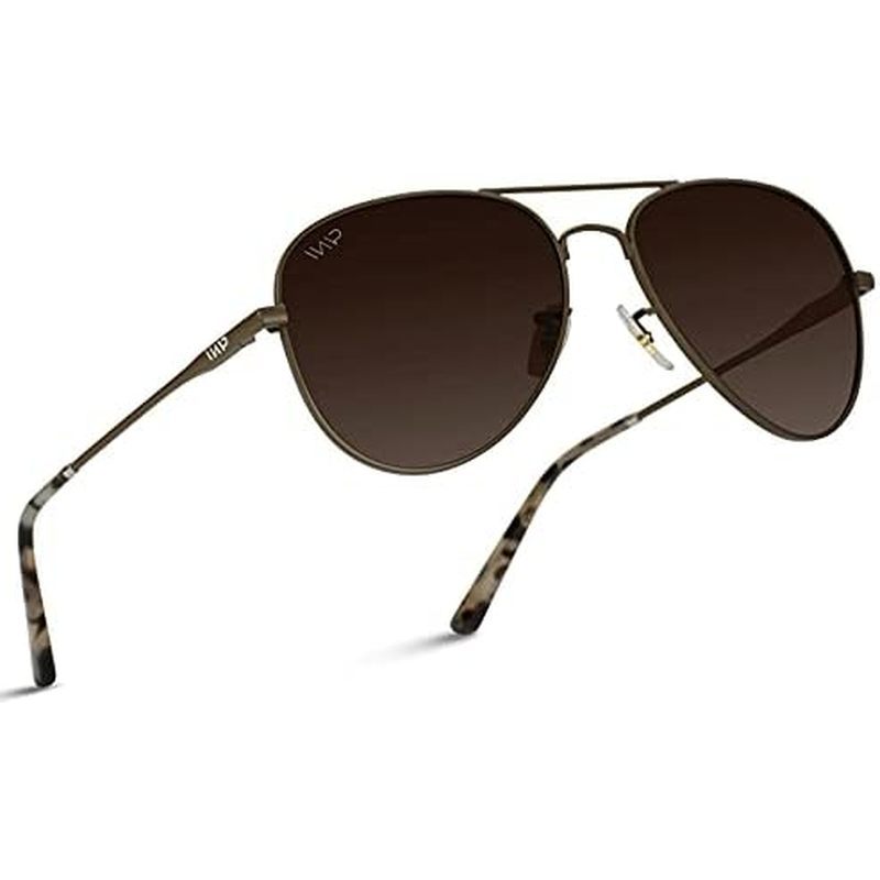 WearMe Pro - Polarized Pilot Style Classic Aviator Sunglasses