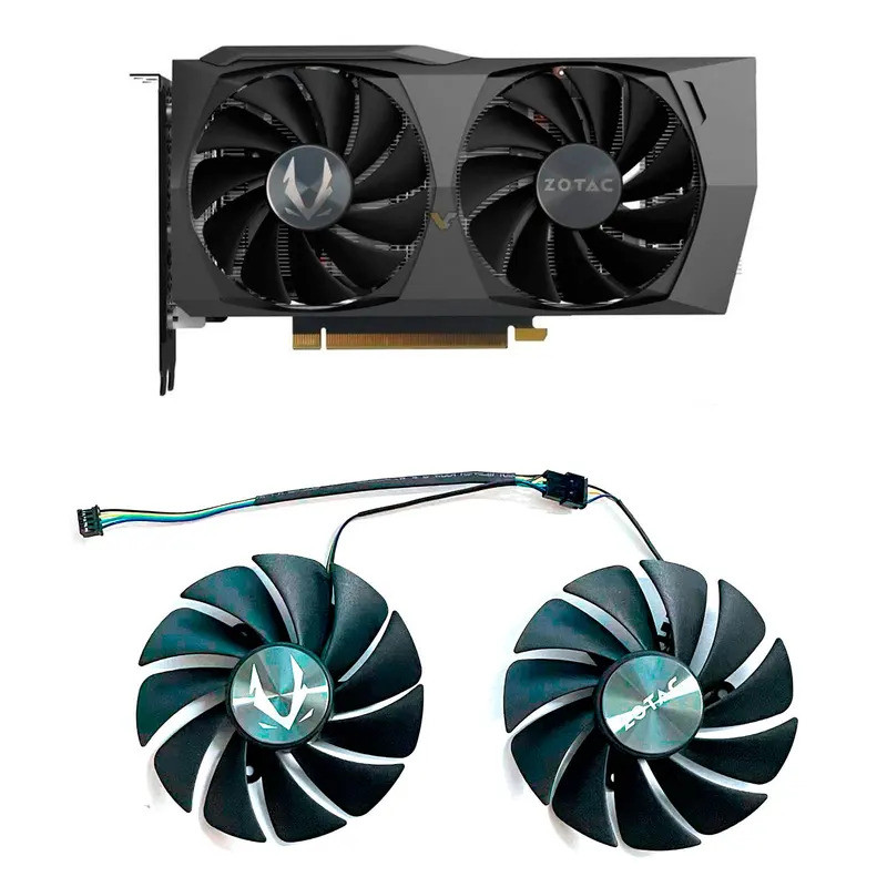 Quạt GPU lưỡi kép 87mm 4Pin GA92S2U RTX 3060 cho Zotac geforce RTX 3050 30503060 3060TI TWIN TWIN ED