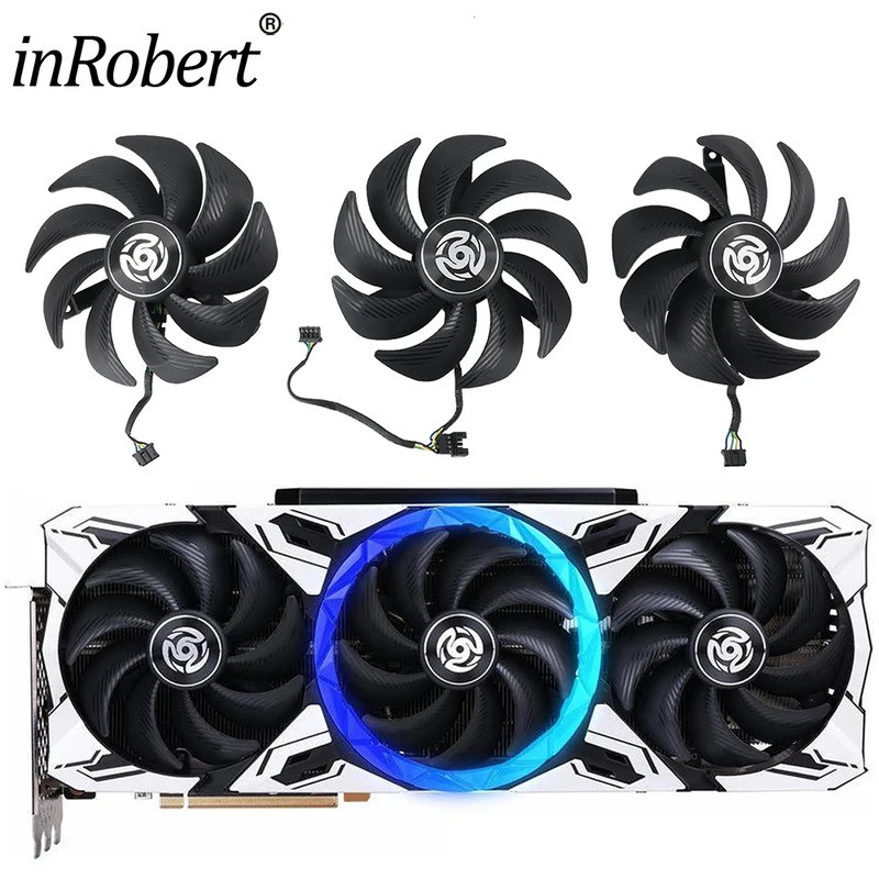 Quạt Làm Mát Thay Thế Cho ZOTAC GeForce RTX 4080 16GB Apocalypse 0C Card Đồ Họa Video Cooing Quạt Có