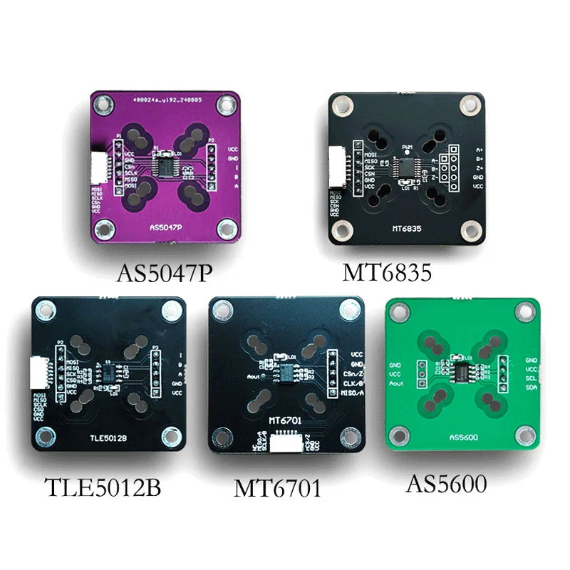 HB AS5600, AS5047P, MT6701, TLE5012B, MT6835 Bộ mô-đun mã hóa từ tính có thể lập trình có nam châm