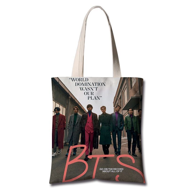 Bts bts Hàng Hóa Túi Vải Tùy Chỉnh Ngày Lễ Bền Túi Đeo Vai Esquire Cùng Phong Cách