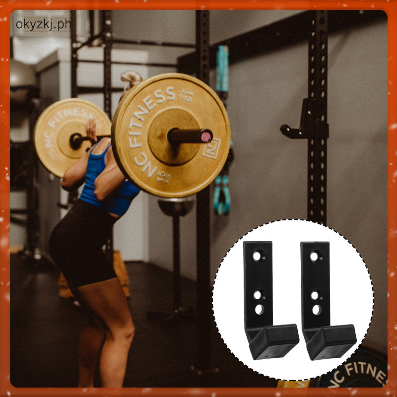 2 Chiếc Trọng Lượng Thiết Bị Tập Thể Dục Dumbell Giá Treo Tường Barbell