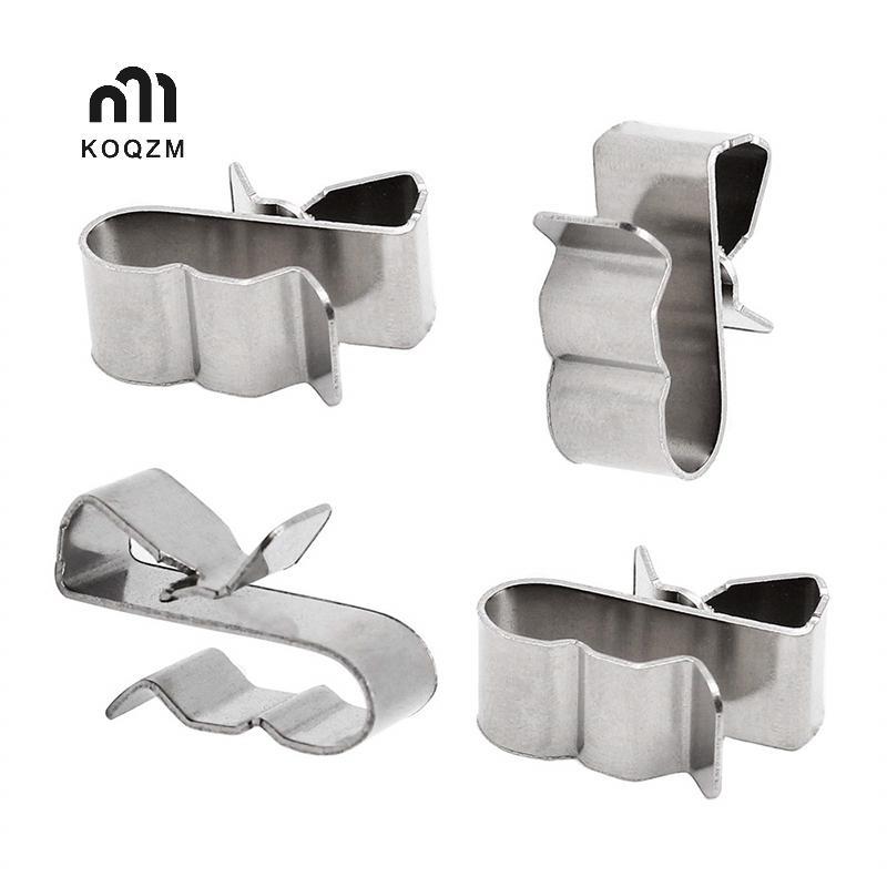 [KOQZM] 10 chiếc Kẹp dây bảng điều khiển năng lượng mặt trời cho cáp thép không gỉ 2x6mm Kẹp quang đ