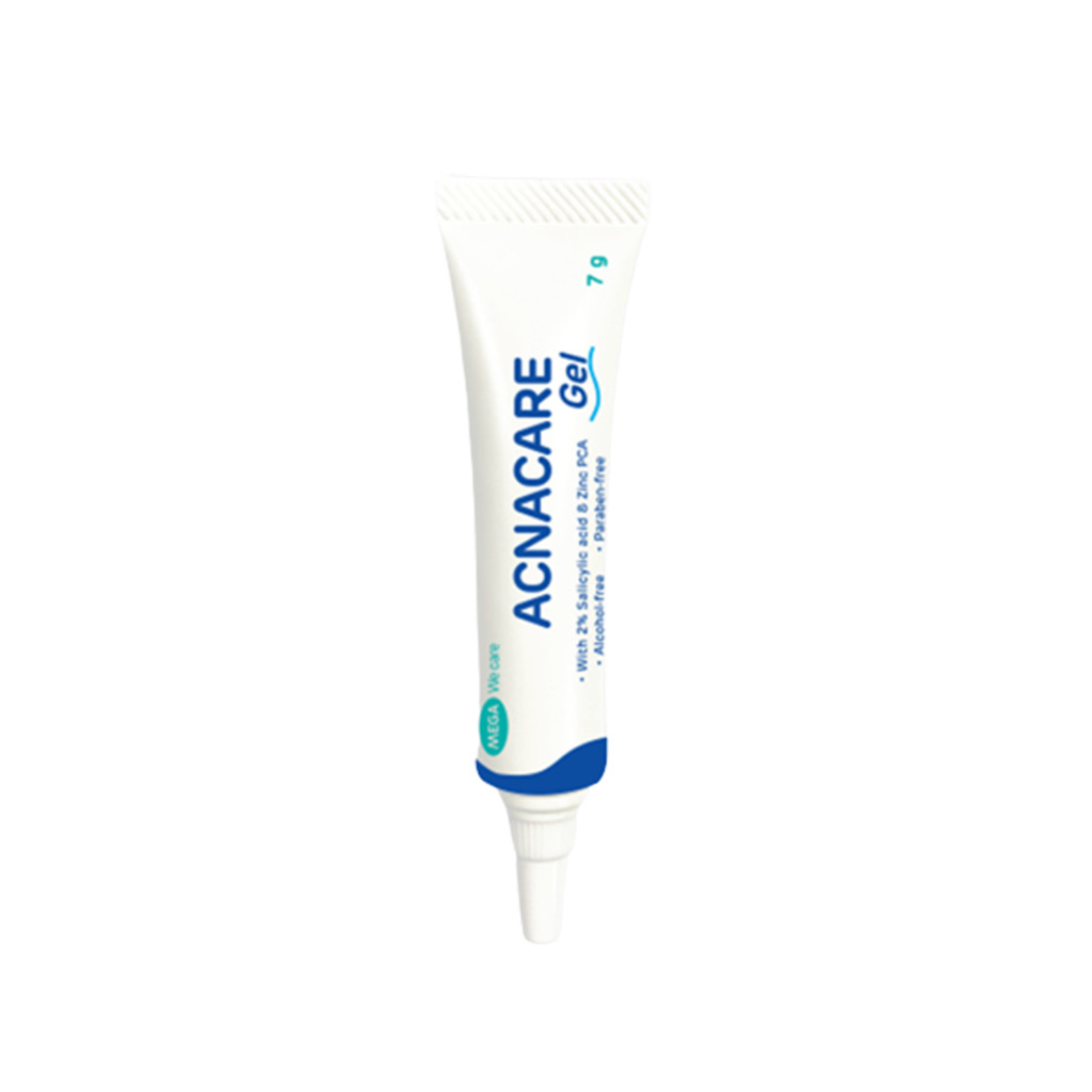 Gel giảm mụn, giảm nhờn, sạch tế bào chết, mềm da - ACNACARE GEL Mega We Care (7g)