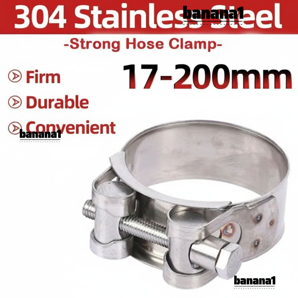 Kẹp ống BANANA12H, Kẹp ống thép không gỉ T Bolt 304, Kẹp ống mạnh mẽ