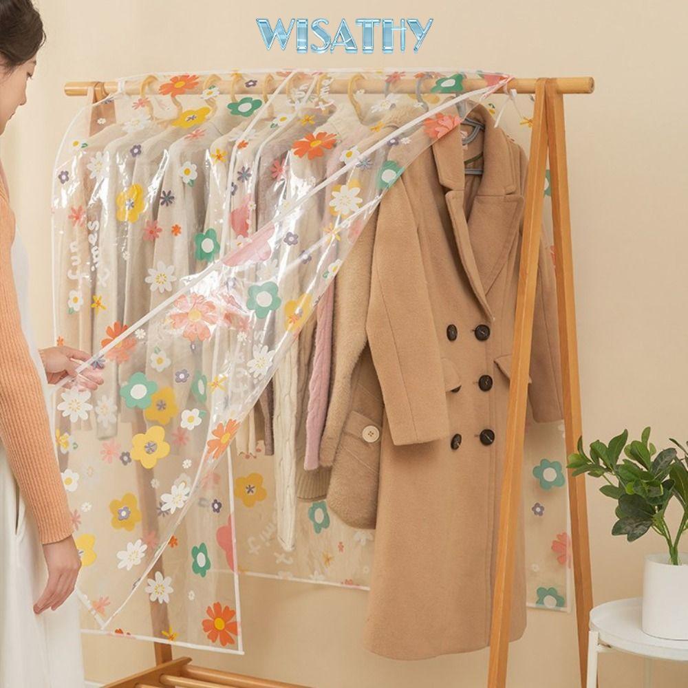 WISATHY WISHY Bảo Quản Đầm Bảo Vệ, Chống Bụi Làm Dày Quần Áo Chống Bụi, Vải Chống Thấm Nước Dung Tíc