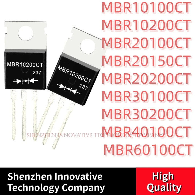 5 Chiếc MBR10100CT MBR10200CT MBR20100CT MBR20150CT MBR20200CT MBR30100CT MBR30100CT MBR30200CT MBR4
