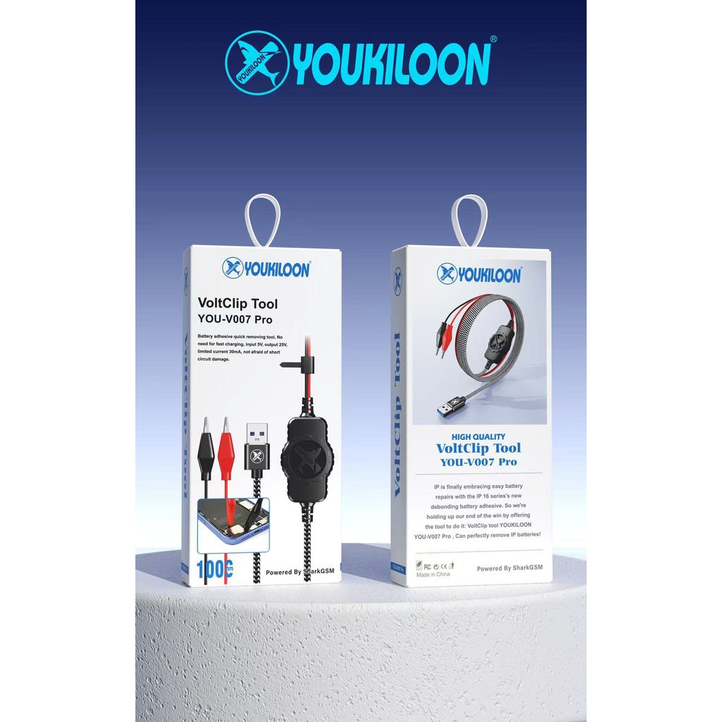 2025 YOUKILOOON NEW VoltClip Tool V007 Pro / tháo pin Applephone / Dành cho công cụ tháo pin lPhone 