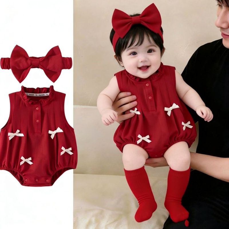 Váy bé Onesie Trăm Ngày Mùa Hè 5-9-11v