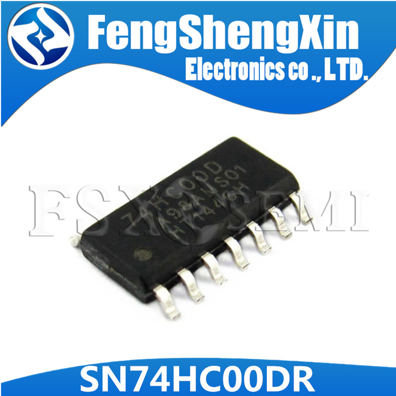 100 Cái / lốc Mới 74HC00 74HC00D SN74HC00DR 74HC00DR SOP Logic IC SOP-14