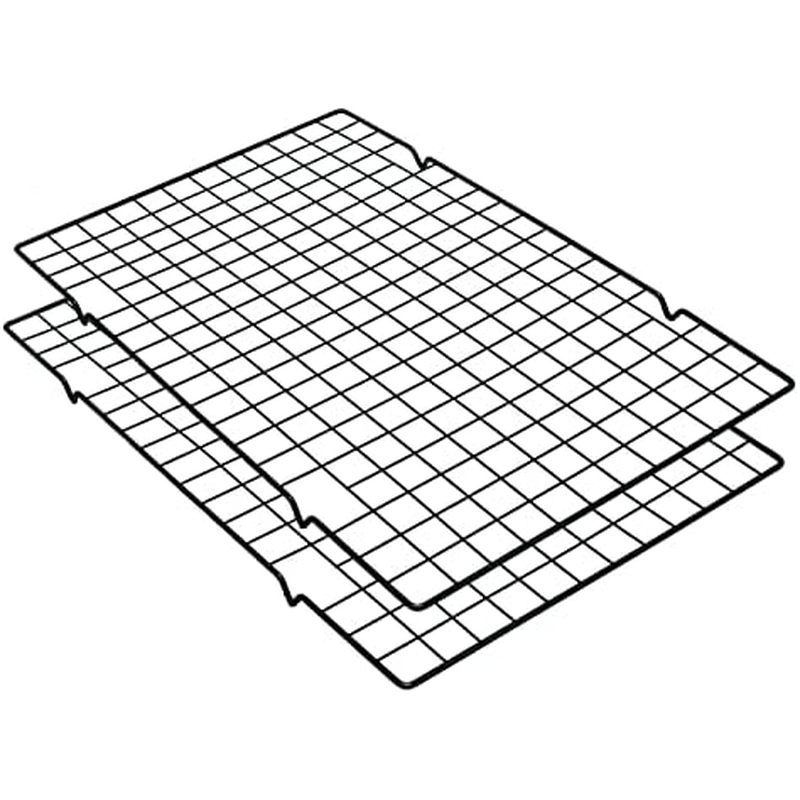 VNIMTI Baking Cooling Rack 2 Sets, Cookie Cooling Racks for Cooking, Baking, Roasting, Grilling, Dry
