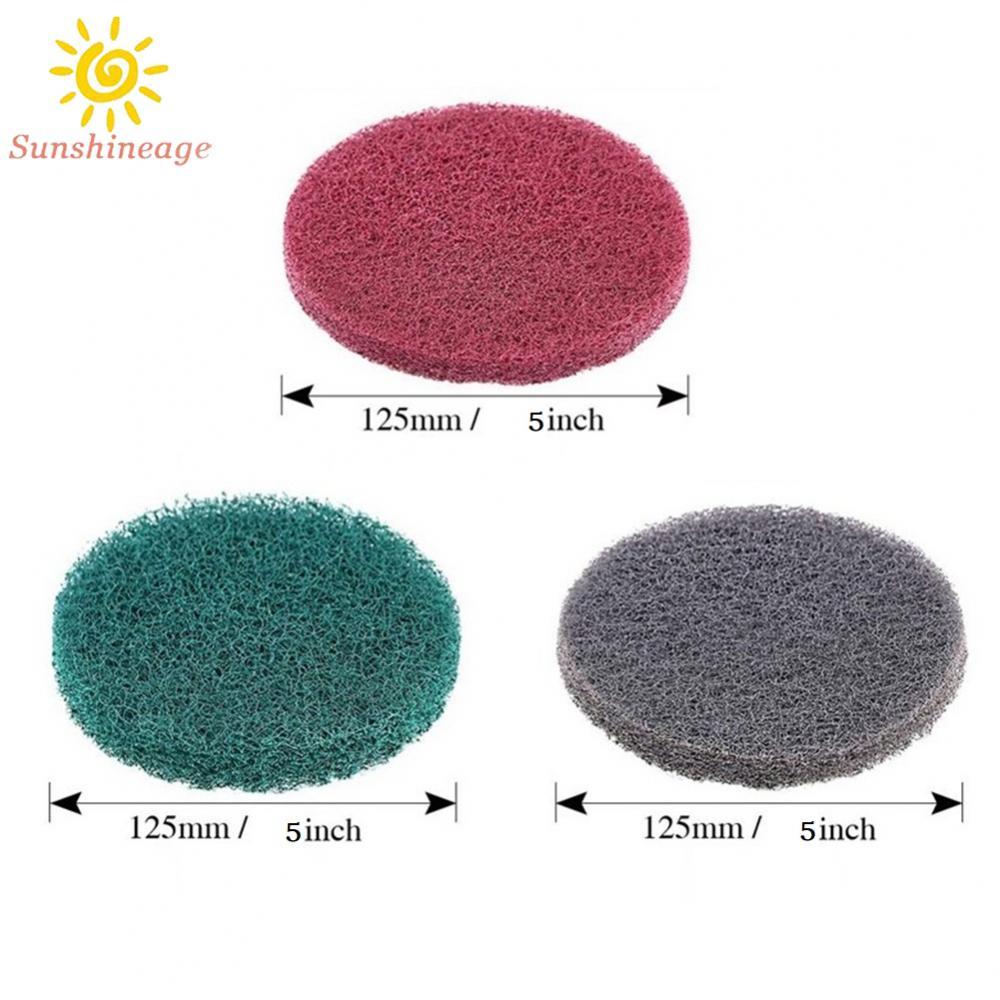 Tấm cọ rửa công nghiệp hạng nặng 5 inch Vải lót lông cừu bằng vải Nylon