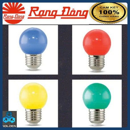 (Rạng Đông) Bóng đèn LED tròn 1W trang trí, Đui E27, tiết kiệm điện, Model A45W/1W
