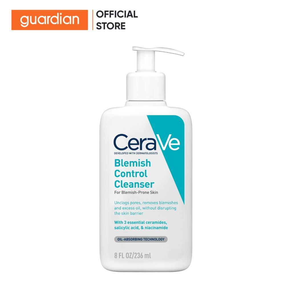 Sữa Rửa Mặt Hỗ Trợ Giảm Mụn CeraVe Blemish Control Cleanser 236Ml  Guardian Việt Nam