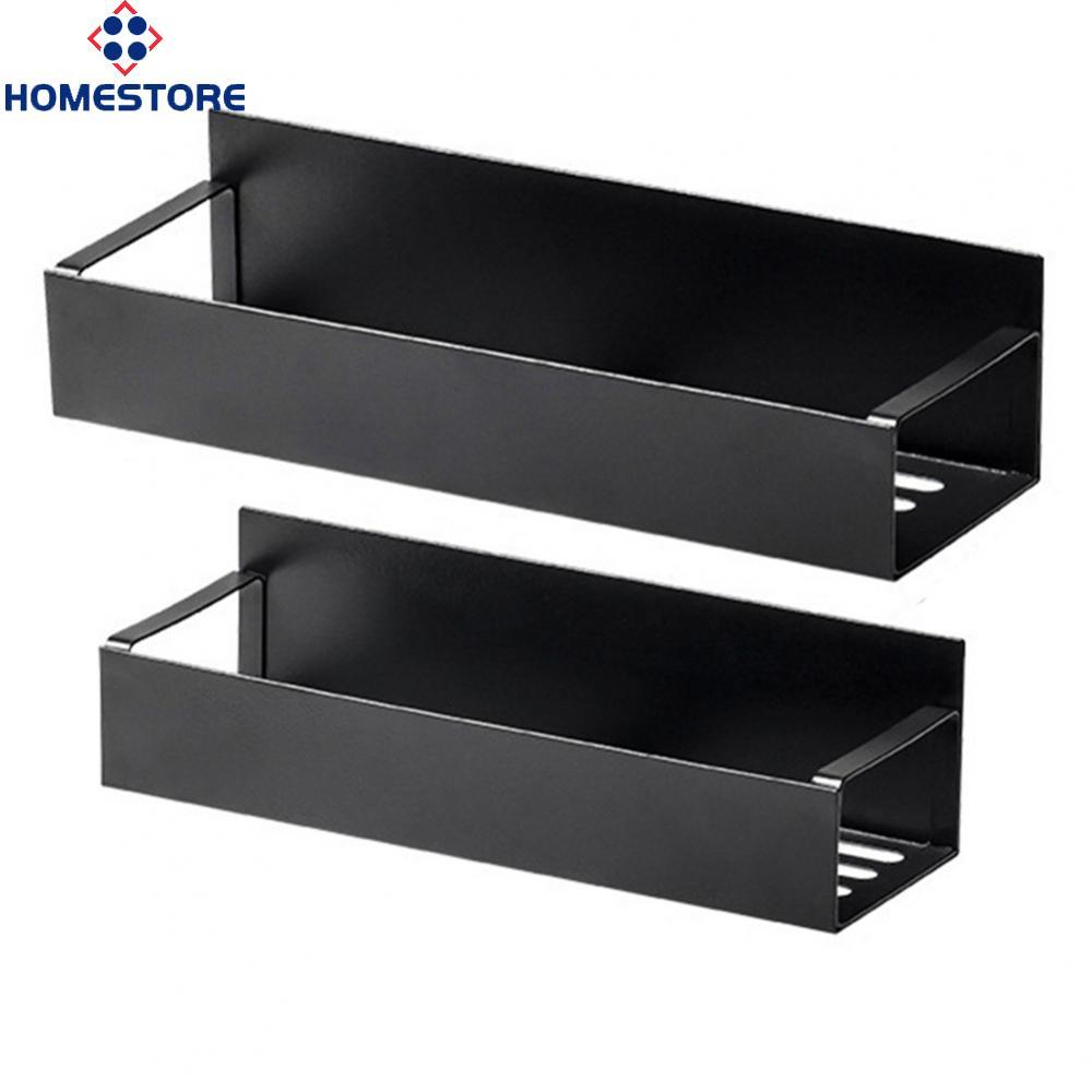 [Homestore]Magnetic Spice Rack Sleek Finish Multi-purpose Storage Holds Jars And Spices