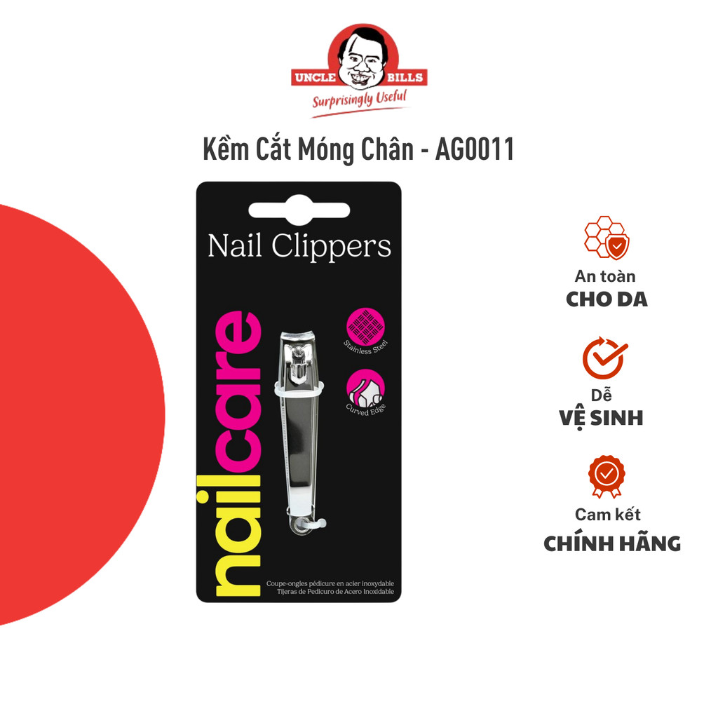 Kềm Cắt Móng Chân UNCLE BILLS AG0011