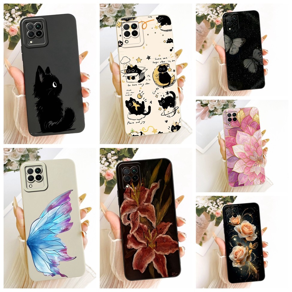 Ốp lưng Huawei P40 Lite Vỏ điện thoại silicon vẽ ngộ nghĩnh dễ thương JNY-L21A JNY-L02A JNY-L22B